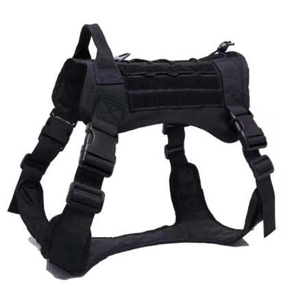 Tactical Dog Harness Military Training  Padded Quick Release Vest Pet Training Dog Harness For Set Small Medium Large Dogs