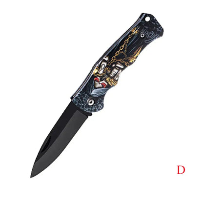 1PC,Heavy Duty Box Cutter Folding Knife Stainless Steel Fruit Peeling Knife Camping Portable Knife Tactical Tools Utility Knife