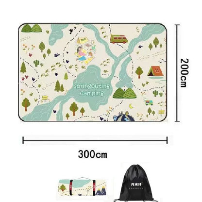 Camping Mat Outdoor Portable Ultra-light Waterproof Picnic Blanket Nature Hike Car Travel Tent Mat Beach Equipment Supplies