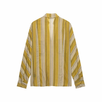 KLKXMYT Fashion Stripe Women's Tied Pants Set Long Sleeve V-Neck Shirt Tops Suits 2026 Autumn Casual 2 Pieces Set Women ﻿ ﻿