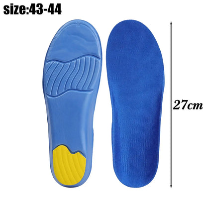 Arch Support Insoles Plantar Fasciitis Relief Orthotic Inserts Shock Absorption EVA Gel for Running Sports Shoes Work Foot Pain