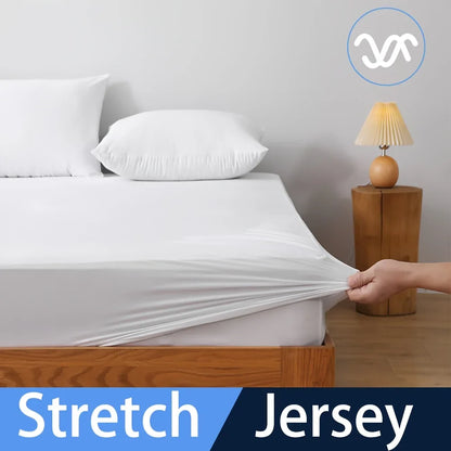 1pc Cooling Fitted Sheet Made of 100% Cooling Nylon, Waterproof Bed