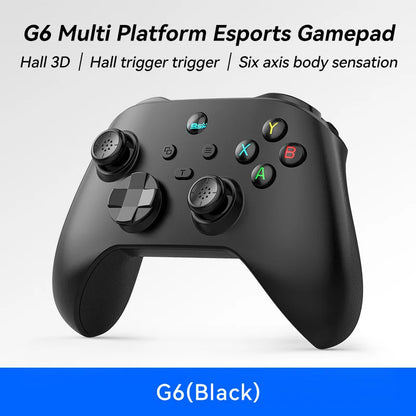 G6 wireless mobile game controller with Hall trigger and Hall joystick supporting switch/pc/android/IOS