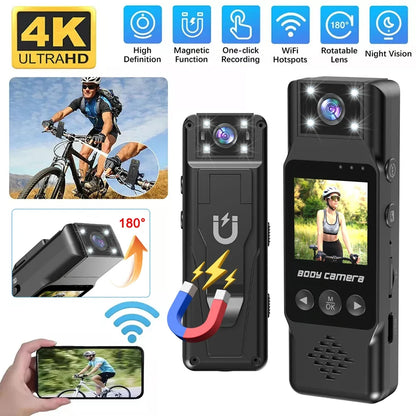 1080P Portable Wifi Mini Camera Digital Video Recorder Worn Police Night Vision BodyCam Infrared Miniature Camcorder