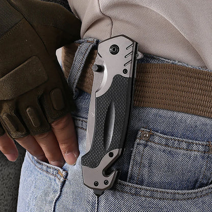 Folding Knife Outdoor Stainless Steel Pocket Knife Carry Folding Knife Fruit Knife Camping Portable High Hardness Sharpness