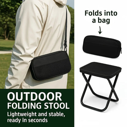 Summer days call for outdoor fun! Use this compact folding stool for family camping, backyard parties, hiking and fishing trips.