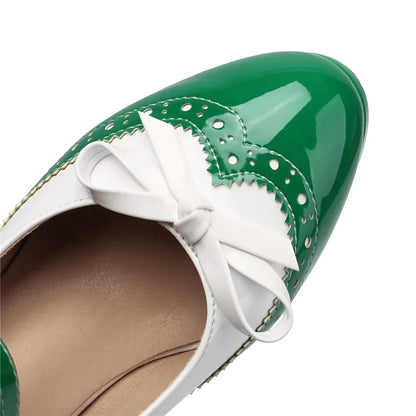 Women Shoes Sweet Candy Color Patent Leather Mary Jane Chunky Heel Ankle Strap Pumps Party Cosplay Uniform Paty Wedding Dress