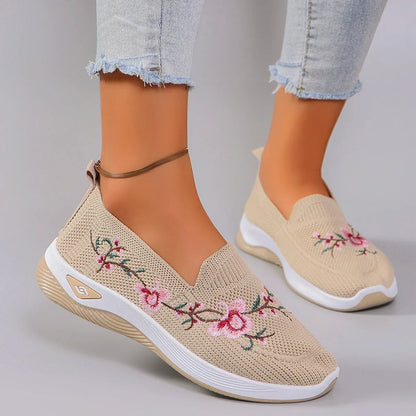 Women's summer breathable mesh flat shoes，women's shoes，casual sneakers shoes, clearance free shipping