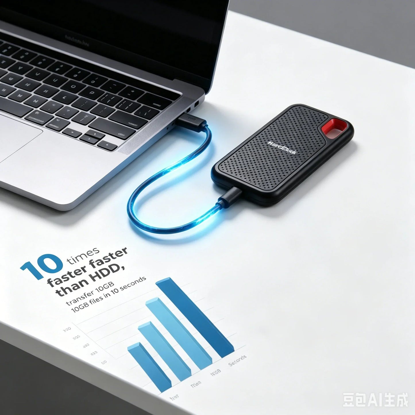 Broad Storage 64TB USB3.1 Solid State External Drive 16TB 30TB Wide System Compatibility For PC Studio Multimedia File Backup
