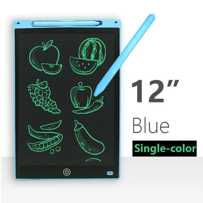Digital LCD Writing Tablet Board 8/12 Inch Drawing Tablet Screen Kids Graphic Tablet Toys for Children