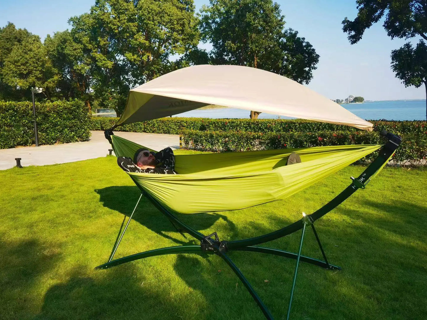 Outdoor Camping Folding Hammock,Portable Outdoor Garden Camping