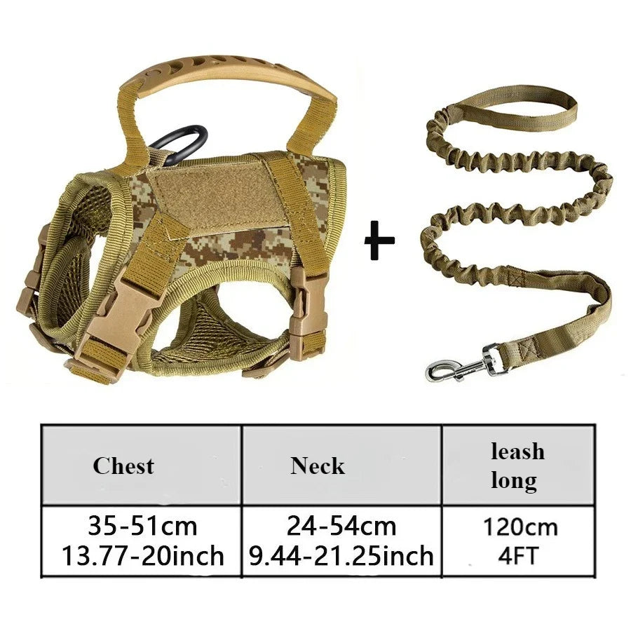 Tactical Military Vest Pet Tactical Training Cat Accessories Cat Dog Harness and Leash Set  Kitten Accessories