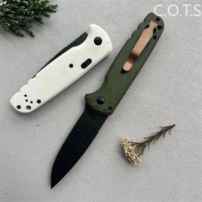 BM 4300 Folding Knife G10 Handle Wilderness Exploration, Hunting, Tactical Combat, Ergonomic Handle, EDC Multi-functional Knives