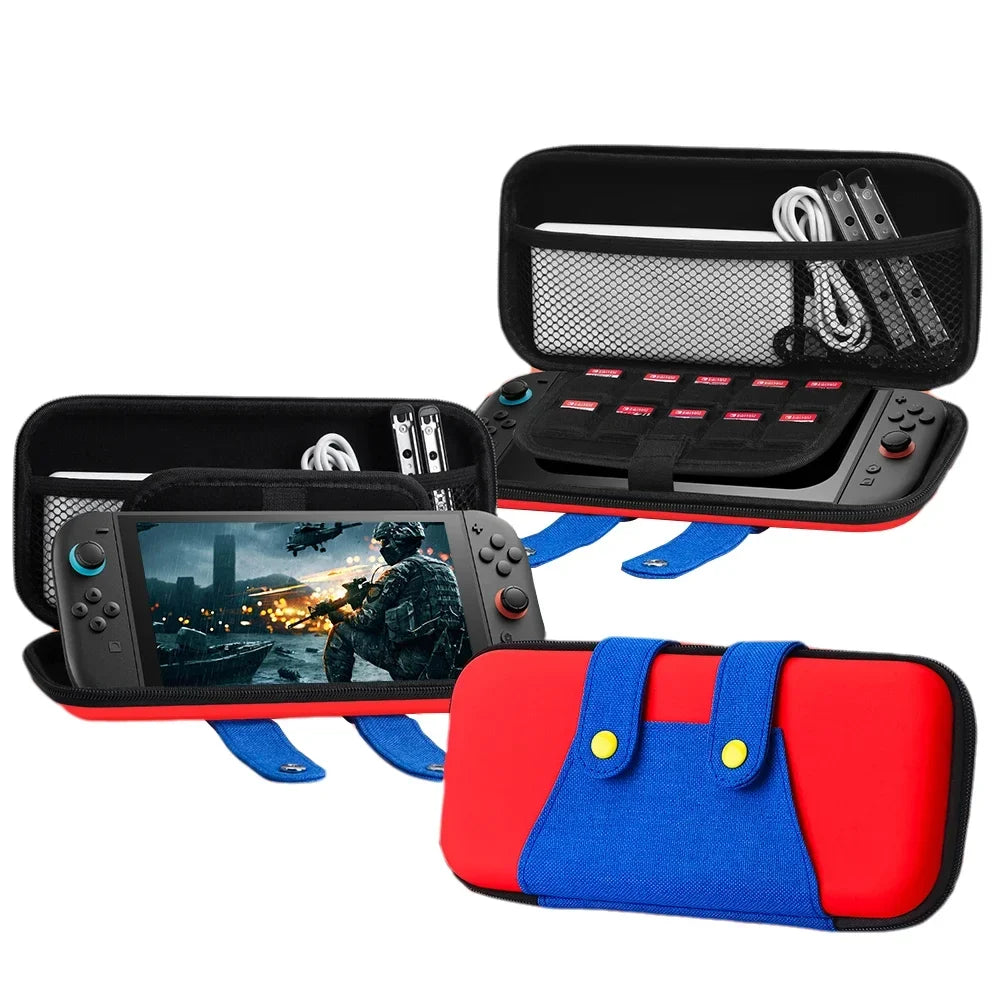 For NS For Switch 2 Game Console Storage Case Portable Carrying Bag Hard Shell NS 2 Console Travel Case with 10 Game Card Slots