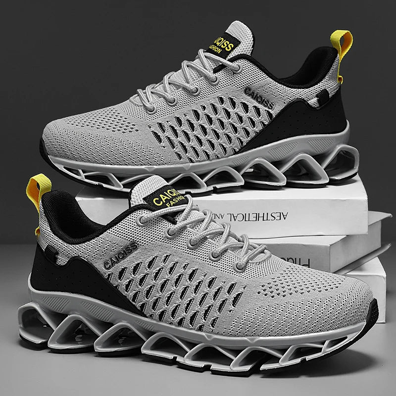 Casual Sneakers Mens Shock-absorb Running Shoes Lightweight Breathable Sports Shoes for Men 2026 New Trendy Gym Trainers for Man