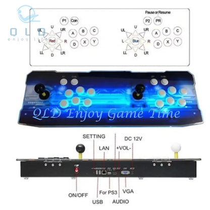 26800 Pandora Saga Dx2 Box Arcade Console 2025 Multiplayer Joystick 720P HD Output TV Games Suitable for Family Entertainment