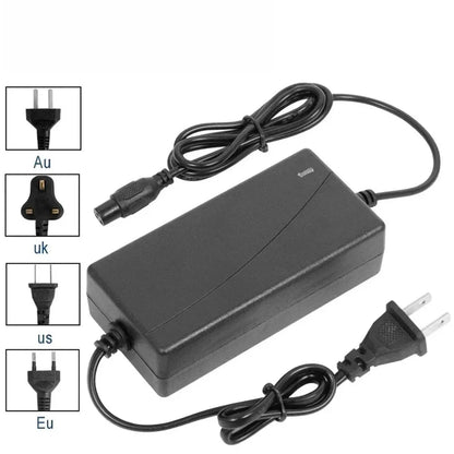 42v 2A Lithium Electric E Bike Battery Charger Li ion Chargers for Ebike Hoverboard Self-Balancing Scooter Bicycle Accessories