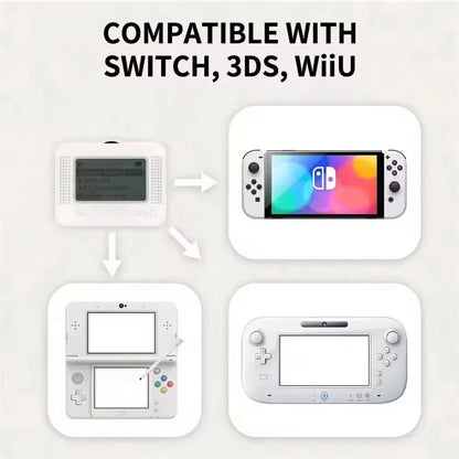 For Allmiibo Chargeable Intelligent Simulator Emulator Bluetooth-Compatible Universal Writer for Switch/Wiiu Gaming Accessories