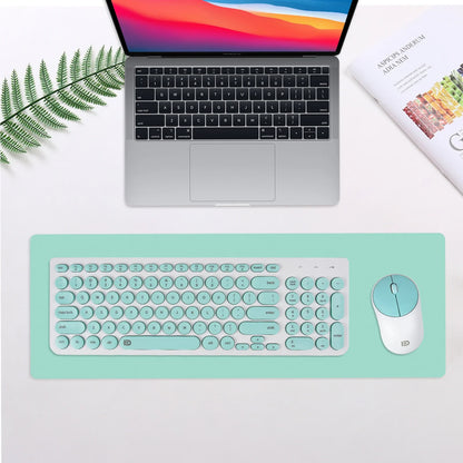 1 Set of 2.4G Wireless Keyboard and Mouse, Portable 95-key Multimedia key Office Mouse Kits, Silent Round Keyheads keyboard Mice