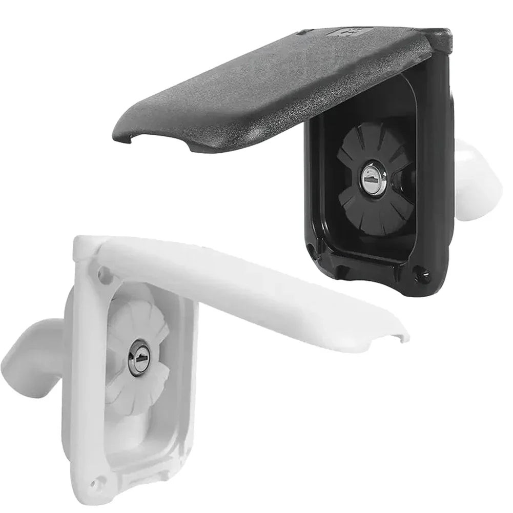 Camping Water Supply White RV Water Fill Outdoor Construction Outdoor Use Robust Material Construction Secure Access Mechanism