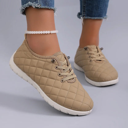 Spring new women's sports shoes, fashionable, breathable, lightweight, non-slip, wear-resistant, casual sports shoes, flat shoes