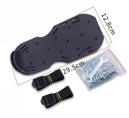 Lawn Aerator Spike Shoes with 28/36/45mm Nails for Lawn Garden Yard Soil Aerating with Adjustable Strap for Men, Woman