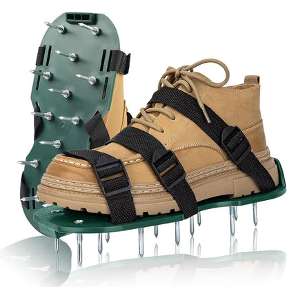 1 Pair Lawn Aerator Shoes for Grass Heavy Duty Spike Shoes with
