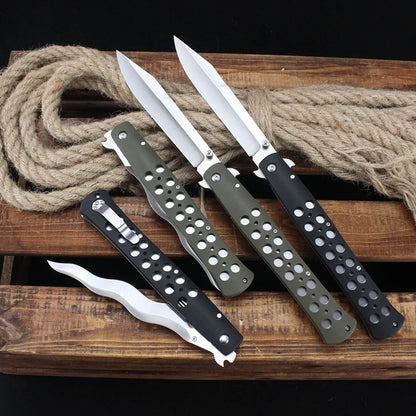 Folding Knife TI LITE Flipper Knife S35VN Blade Outdoor Professional Military Tactical Hunting Survival Self defense Knives Tool