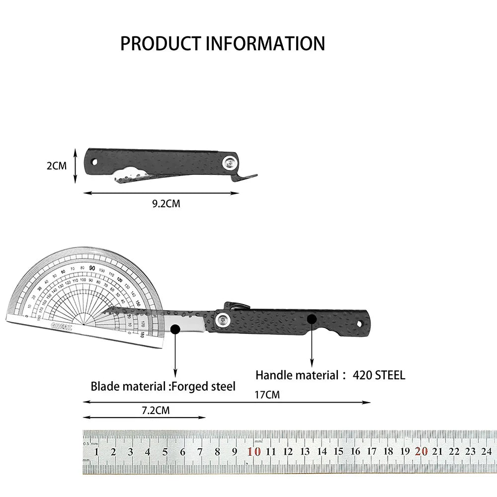 Household Folding Knife Durable Forged Steel Blade 420 Steel Handle Outdoor Camping with Multi-purpose Adventure Climbing Knives