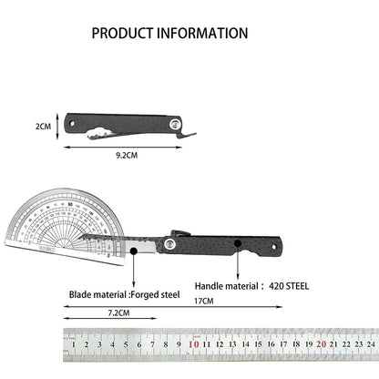 Household Folding Knife Durable Forged Steel Blade 420 Steel Handle Outdoor Camping with Multi-purpose Adventure Climbing Knives