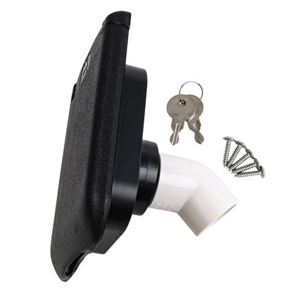 Camping Water Supply White RV Water Fill Outdoor Construction Outdoor Use Robust Material Construction Secure Access Mechanism