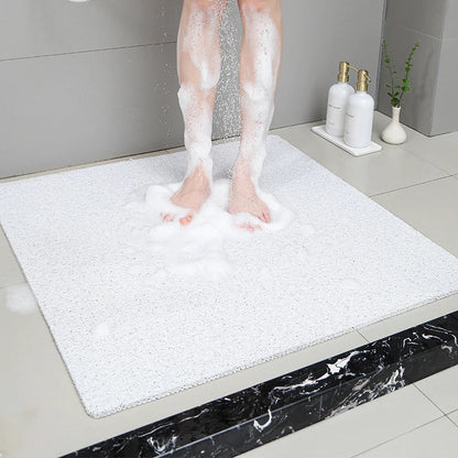 Non-slip Hollow Bath Mat, Foot Massage Shower Mat, Quick-drying Bathtub Mat for Bathroom, Hotel & Floor, Grey