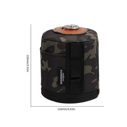 Camping Gas Can Portable Ventilated Propane & Butane Protector Outdoor Gas Case Fuel Cylinder Storage Bag Air Bottle Wrap Sleeve
