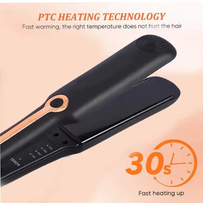 Professional Flat Iorn Straightener And Curler ceramic High Heat flat irons home Salon hair styler tools