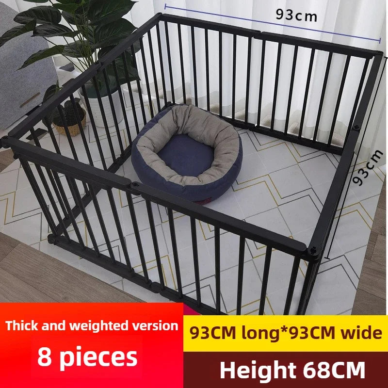 68CM in High Dog Fence Barrier Indoor DIY Poodle Teddy Fences Freely Combined Thickened Rabbit Cage Spliced Pet Guardrails
