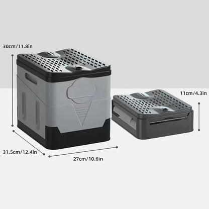 Portable Camping Toilet Foldable Camping Travel Toilet Collapsible Portable Potty for Camping Road Trips Emergency Car Use