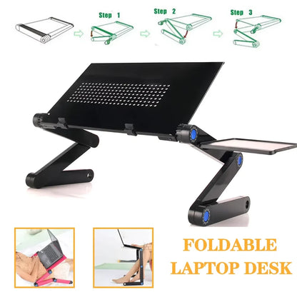Foldable Laptop Stand Cooling Notebook Bracket Adjustable Ergonomic Laptop Support Base Holder Laptop Tablet Accessories Stands