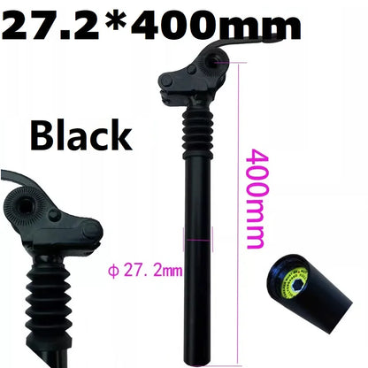 E-Bike Electric Folding Bike Shock Absorber Seat Post Alloy 25.4mm 27.2mm 28.6mm 31.8mm 33.9mm 34mm Folding Flipped Seat Post
