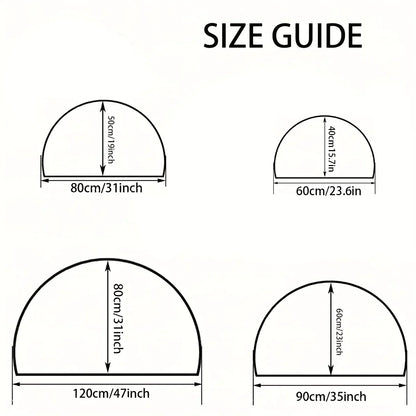 Semi-circular door rubbing mat arched diatomite printed entrance mat porch non-slip mat entrance water-absorbing mat