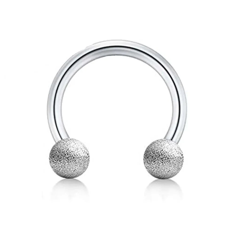 31 Styles 16G Surgical Steel 1 Pcs Nose Septum Rings Piercing Jewelry Horseshoe Cartilage Earring Eyebrow Lip Retainer 8mm 10mm