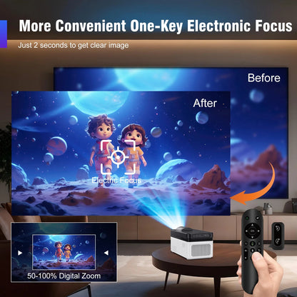 Magcubic HY450 Ultra Short Throw Projector 900ANSI 8K 1080P BT5.4 Auto Offset Electronic Focus Home Theater Voice
