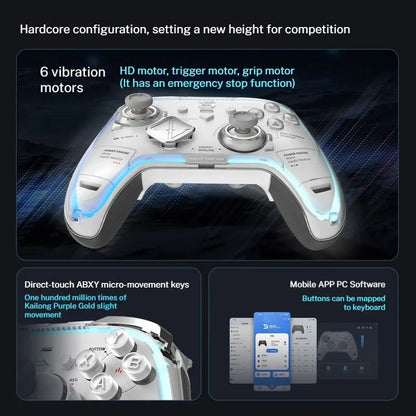 ZD Ultimate Game Controller Elite Modular Sensory Rgb Switch Phone Bluetooth Controller Ns Tablet Steam