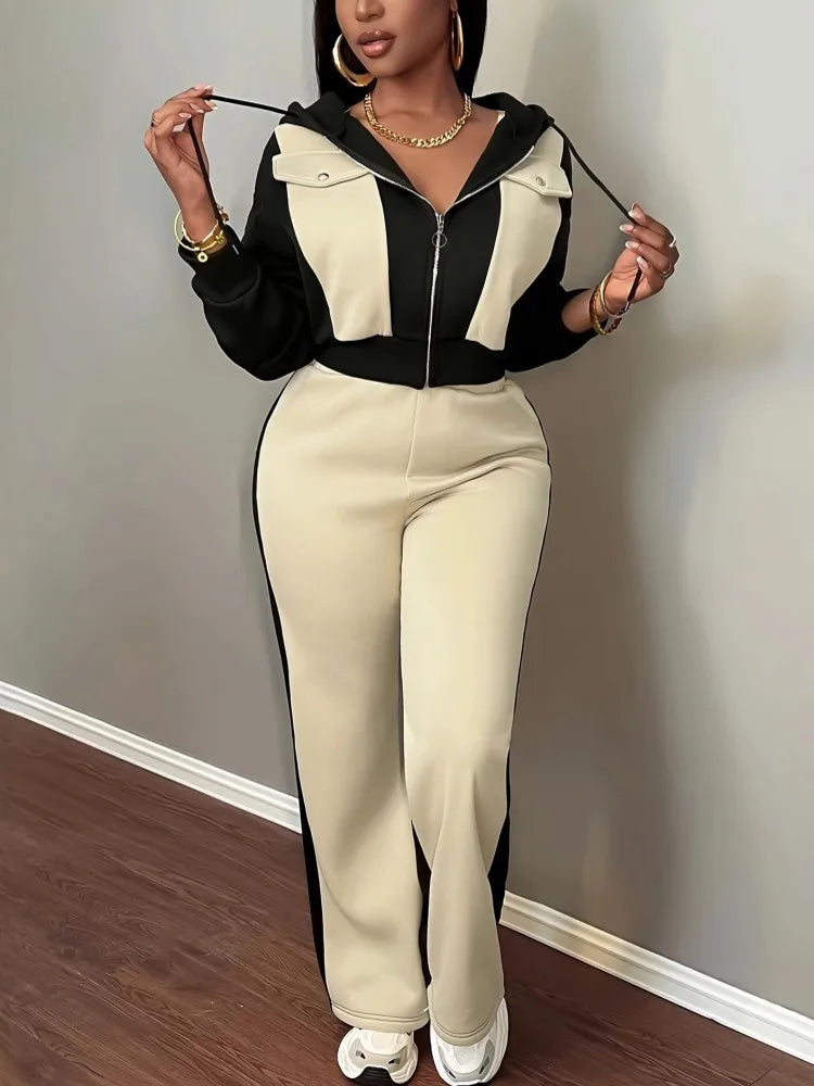 2 Piece Women Sets 2025 New Arrival Autumn Winter Matching Sets Two Pieces Sets Long Sleeve Top And Pants Suits Outfits Clothing