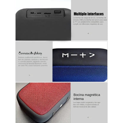 Mini Bluetooth Speaker HIFI Speakers Soundbar Portable Bluetooth 5.0 Wireless Soundbar 500mAh Battery For Outdoor Indoor Sports
