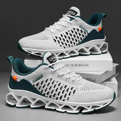 Casual Sneakers Mens Shock-absorb Running Shoes Lightweight Breathable Sports Shoes for Men 2026 New Trendy Gym Trainers for Man