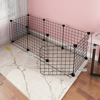 Dog cage Wire mesh fence indoor teddy animal escape barrier