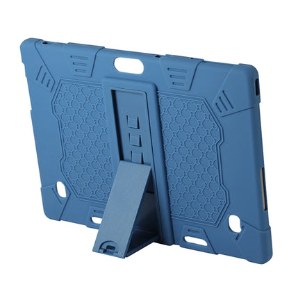 Tablet Case for Teclast M30 M30 PRO 10.1 Inch Tablet Silicone Case Adjustable Tablet Stand with Pen(Blue)JAS