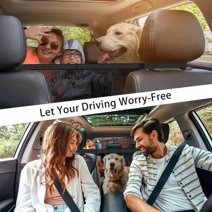 Car Trunk Fence Pet Dog Isolation Protective Net Sturdy Durable Elastic Isolation Nets Pets Safety Fence for Any Vehicle