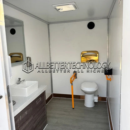 Allbetter Luxury Event Mobile Portable Camp Toilet Restroom Trailers Bathroom Unit Outdoor Shower and Camping Toilet Wc