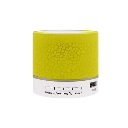 Bluetooth Bass Speaker LED Light Bluetooth Speaker Plastic Long Standby Time  Colorful Bass Bluetooth Speaker